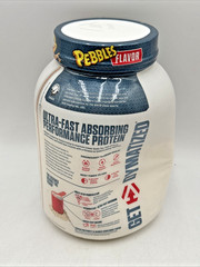 Dymatize ISO100 Fruity Pebbles Whey Protein Isolate 3lb 45 Serv 08/26 DENTED TUB