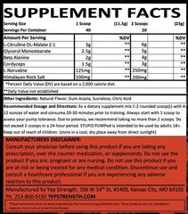 Yep Stupid Pumped – Stimulant-Free Pump with L-Citrulline DL-Malate, Glycerol