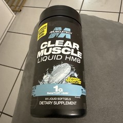 Clear Muscle LIQUID HMB Muscletech 42 Softgels brand new