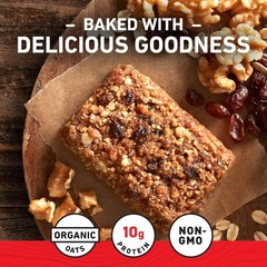 CLIF BAR – Energy Protein Bars – 10 Count (Pack of 1), Oatmeal Raisin Walnut