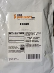 BulkSupplements D-Ribose Powder 17.6oz – 5000 mg Per Serving – 100 serving size