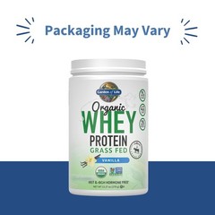 Garden of Life Grass Fed Whey Protein Powder Vanilla – 21g Protein for Women & M