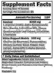 CTD SPORTS NOXIVOL (180 TABLETS) Vasodilator Pumps Boost Nitric Oxide