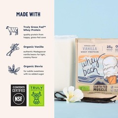 Grass Fed Irish Whey Protein Isolate No Artificial Ingredients 24g Protein