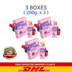 3x Janey Plant Based Protein Mixed Berry Flavor 200g.