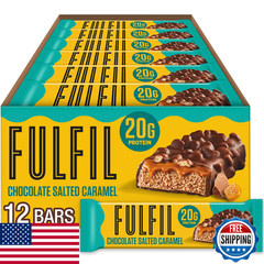 Fulfil Protein Bars Chocolate Salted Caramel Flavored Gluten 20G Protein Pantry