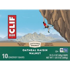 CLIF BAR Energy Protein Bars Oatmeal Raisin Walnut 10 Pack