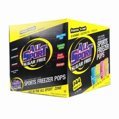 ALL SPORT – Variety Pack Low Calorie Sugar Free Freezer Pops (144 Count)