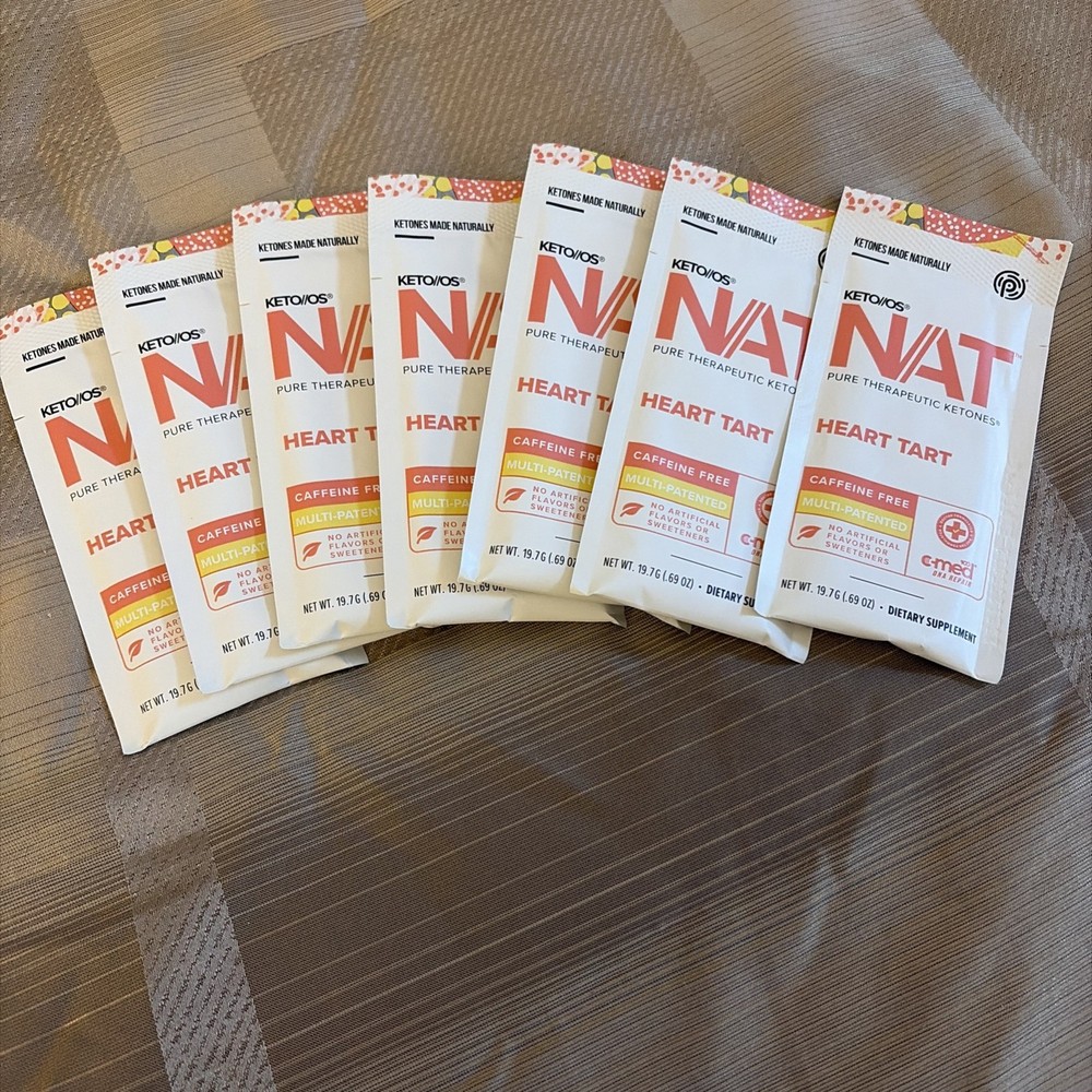 Pruvit Keto OS Nat Heart tart 7 Pack Decaf