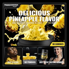 Creatine Monohydrate Gummies, NSF Certified, 5g Dose for Men & Women to Suppo…