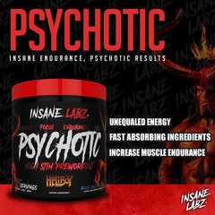 Hellboy Edition, High Stimulant Pre Workout Powder and NO Booster with Beta Alan