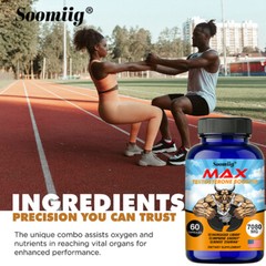 Nitric Oxide Pre-Workout + Test OST Booster, Multivitamin for Men
