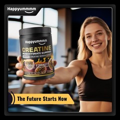 Creatine Monohydrate Gummies, NSF Certified, 5g Dose for Men & Women to Suppo…