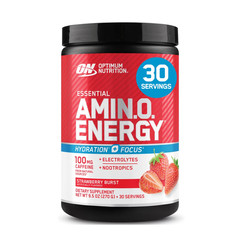 Optimum Nutrition Amino Energy Hydration + Focus Powder Strawberry Burst 9.5 oz