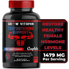 Grow Vitamin Testosterone Booster for Women
