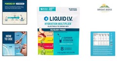 Powdered Hydration Mix, Sugar-Free Electrolytes in Four Delicious Flavors