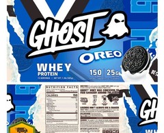 GHOST Whey Protein Powder Oreo 1LB Tub 25G Isolate Blend Post Workout