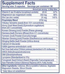 Intenergy BIOMEN 3100mg 90 VCaps Test Libido Prostate Sexual Health SHIPS FREE