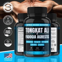(5 Pack) Testosterone Supplement Booster Capsules Blood Flow Nitric Oxide