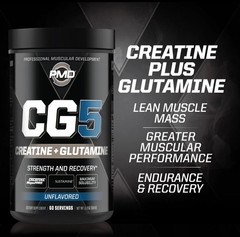 CG5 -Creatine/Glutamine Formula Strength, Power & Recovery – Unflavored 60 Serve
