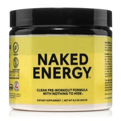 NAKED Energy – Pure Pre Workout Powder for Men 8.2 Ounce (Pack of 1), Yellow