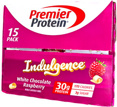 Premier Protein 30g High Protein Shake White Chocolate Raspberry 15 Ct EXP 06/26