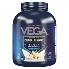 Vega Sport Vegan Protein Powder + Recovery – 30g Plant Based Protein per