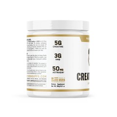 Panda supplement Creatine +HMB Unflavored powder 30 SRV ((Dented Container)