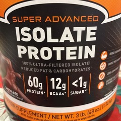 Body Fortress 100% Isolate Whey Chocolate Protein Powder 3 lbs 3/2026