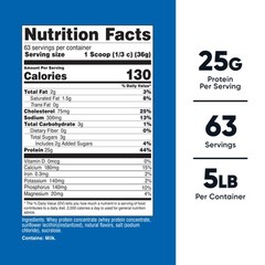 Nutricost Whey Protein Concentrate (Vanilla) 5 LBS