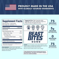 Creatine Infused Gummies – 5g Creatine Monohydrate Per Serving – NSF Certifie…