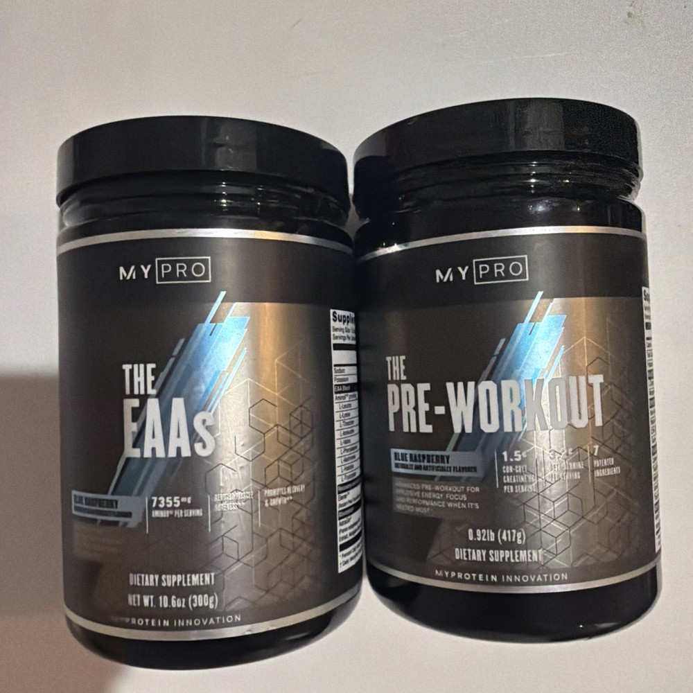 My Protein The Pre-Workout + The EAAS Blue Roseberry 0.92lb + 10.6 Oz