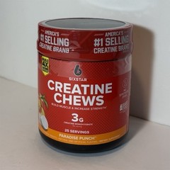 Six Star Creatine Monohydrate Chews Paradise Punch 3g 25 Servings Unisex
