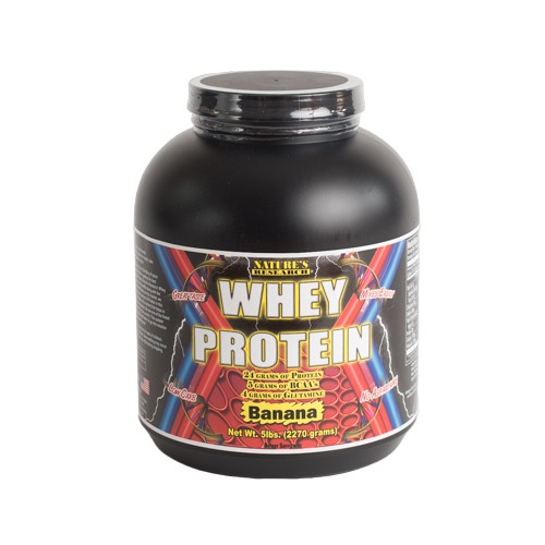 Nature’s Research Whey Protein (5lb) – Banana
