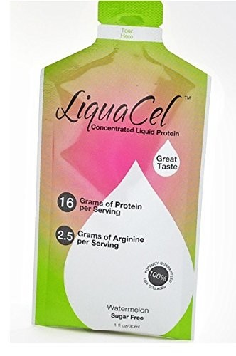 LiquaCel Concentrated Liquid Protein, Watermelon Flavor, 16g Hydrolyzed Collagen