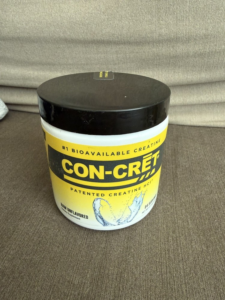 CON-CRET Creatine HCl Powder | Unflavored (64 Serving)