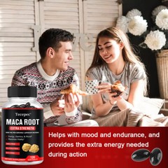 Maca Root Extra Strength 4000mg Per Serving (Lepidium Meyenii), Energy, Stamina