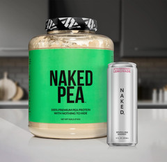 NAKED Pea Protein Powder, Unflavored Vegan Pea Protein, 5 lb