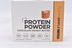 Clean Simple Eats Protein Powder Chocolate Peanut Butter – 10 Pack Exp: 06/27