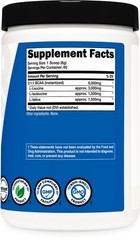 Nutricost BCAA Powder 60 Servings (Unflavored) – 6000mg Per Serving