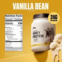 Levels Grass Fed Whey Protein Powder – Vanilla – 23.7oz