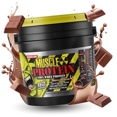 Whey Protein Muscle Powder with 25g Protein, 162 Servings, 12LB,
