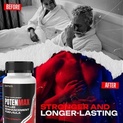 Natural Testosterone Booster for Men with Tribulus 60 Count (Pack of 1)