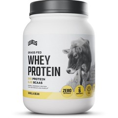 Grass Fed Whey Protein Powder 24g Protein Vanilla Bean No Artificial Flavors