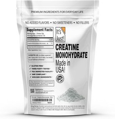 Pure Creatine Monohydrate Powder – 40 Servings, Micronized, Lab Tested