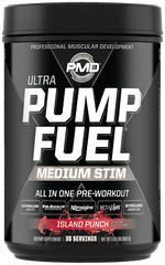 PMD SPORTS PUMP FUEL ULTRA – PRE WORKOUT – ISLAND PUNCH (30 Servings)