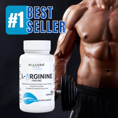 L-ARGININE , Extra Strength Nitric Oxide & Circulation Boost – Muscle RECOVERY