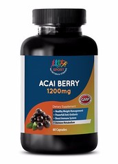 Acai Cleanse – ACAI BERRY 1200MG – Promotes Positive Health – Cleanses Body – 1B