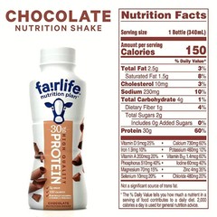 Fairlife Nutrition Plan High Protein Shake Variety Pack Sampler – Chocolate &…