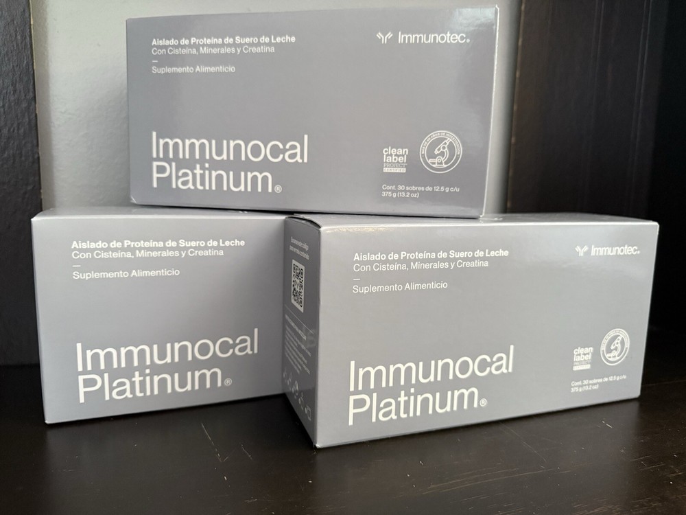 Immunocal Platinum Glutathione Precursor, 3 Boxes Exp 2026